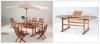 Set mobilier gradina eucalipt (masa ovala extensibila - 210/160*100cm, 6 scaune)