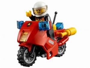 Motocicleta de pompieri din seria LEGO City