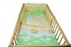 Aparatoare laterala mykids teddy norisori verde 120x60