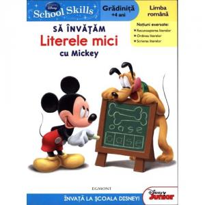 Carte Sa Invatam Literele Mici cu Mickey