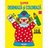 Super deseneaza si coloreaza nr.1