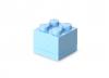 Mini cutie depozitare LEGO 2x2 albastru deschis