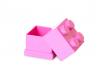 Mini cutie depozitare lego 2x2 roz