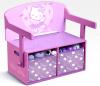 Mobilier 2 in 1 pentru depozitare jucarii hello kitty