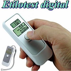 Etilotest Digital Alarma Ceas Termometru