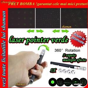 Laser Pointer Verde 50mW 5 Capete