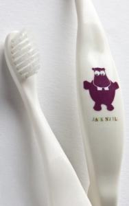 Periuta de dinti ecologica pentru bebelusi si copii, Hippo - Jack n' Jill