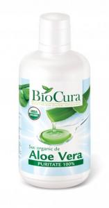 Suc organic de Aloe Vera, 946 ml.