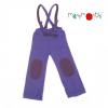 Pantaloni lana merinos hazel, purple peace -