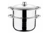 Oala (steamer) inox 3 piese pentru gatit la