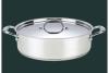 Cratita inox cu capac 6.2l 28 cm grunberg 5128