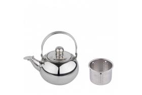 Ceainic inox cu filtru, capacitate 1 litru, Peterhof PH-15542