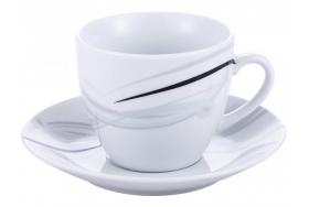 Set pentru cafea sau ceai din portelan Kaiserhoff KH-11080004, 8 piese, 250 ml