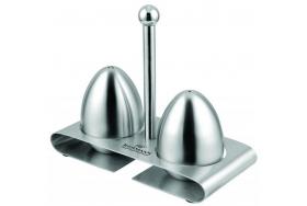 Set pentru condimente din inox cu suport Bohmann BH-7813, 3 piese