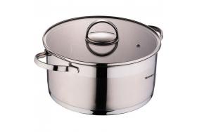 Oala gradata din inox cu capac yena Bergner BG-6312, 24x11.5cm, 4.7 litri