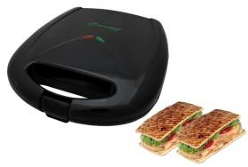 Sandwich maker Hausberg HB-3522, 1200W, 20x25 cm, negru