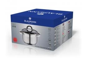 Cratita inox cu capac 16 cm Blaumann 1018 - Gourmet Line, 2.1L, inox