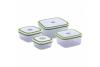 Set 4 caserole plastic cu capac