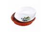 Set platou oval VaBene 1020128, dimensiuni 20x18.5x4cm