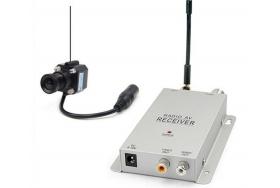 Kit minicamera wireless cu sunet 203C, 9V, receiver