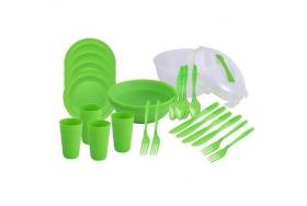 Set pentru picnic Renberg RB-4400, 26 piese, plastic/silicon