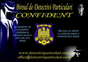 Detectivi Particulari - Biroul de Detectivi Particulari CONFIDENT