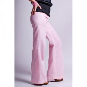 Pantaloni dama roz de in