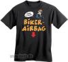 Motomania t-shirt  gr.xl*biker airbag* 100% bw