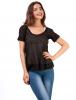 Bluza+top "cloth duet" black