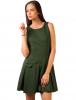 Rochie casual "today is your day" dark green