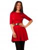 Rochie "military dress" red