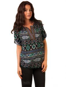 Bluza Casual "Roving Gambler" Black&Green