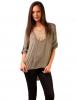 Bluza din panza "sun don't shine" khaki