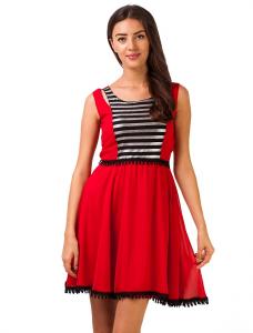 Rochie "Against The Tide" Red