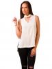 Top Panza "Easy Going Alone" White