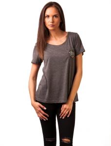 Tricou Cu Aplicatii "Typical Day" Grey