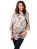 Bluza "karma flowers" light blue