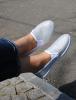 Espadrile "Shiny Day" Silver