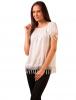 Bluza cu broderie "morning glow lace" white