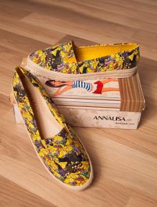 Espadrile Colorate "Spring Paradise" Green