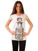 Tricou dantelat "magical potion for eternal beauty" white