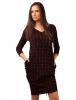 Rochie casual "extraordinary girl" black&red