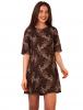 Rochie "truly love" brown