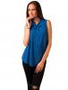 Bluza voal "doing my way" blue