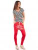 Pantaloni Sport "The Big Apple" Red