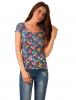 Tricou cu imprimeu "time for butterflies" blue