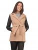 Palton "quilting outdoors" beige
