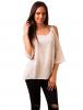 Bluza panza "party in the back" white