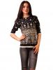 Bluza Casual "You Could Be Happy Around" Black