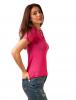 Tricou basic "como la flor" fuchsia